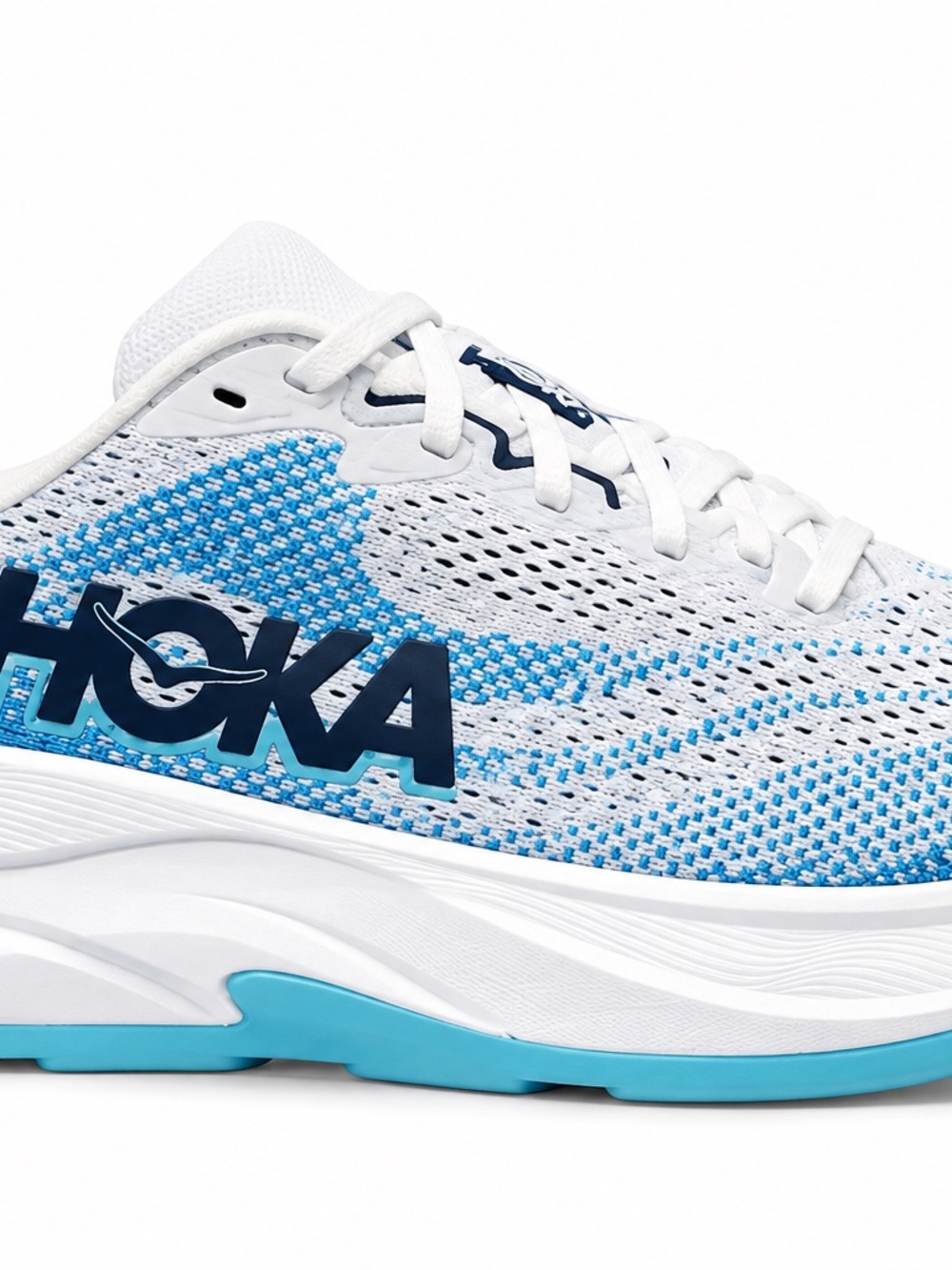 HOKA Rincon 4 FSK Men’s Size 11.5 Running Shoes White Blue New in Box